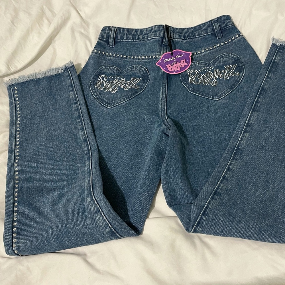 ✨Dolls Kill x Bratz Rhinestone Jeans✨😍
